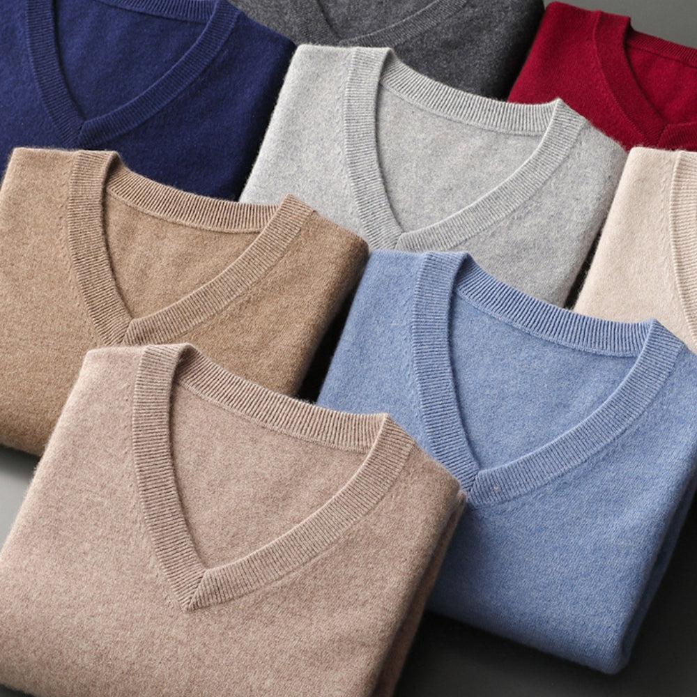 MV V-Neck Cashmere Sweater