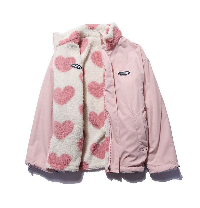 Maisie | Double-Sided Heart Coat - Unique Collection