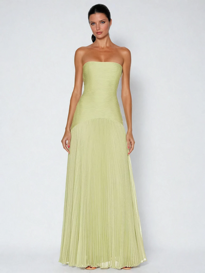 SABRINA | SLEEVELESS DROP-WAIST MAXI DRESS