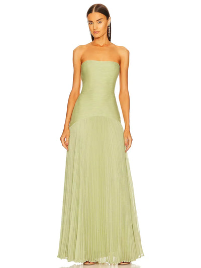 SABRINA | SLEEVELESS DROP-WAIST MAXI DRESS