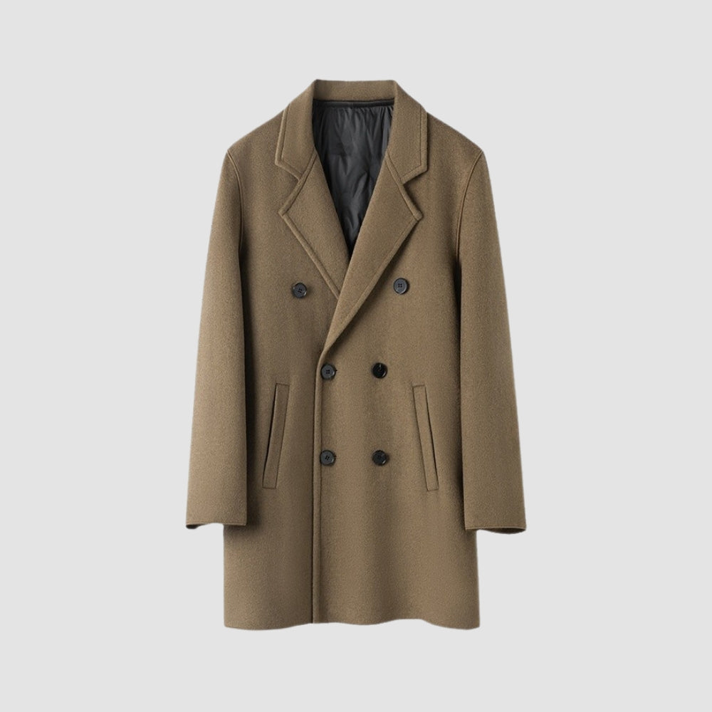 MV Double-Faced Cashmere Double-Breasted Coat