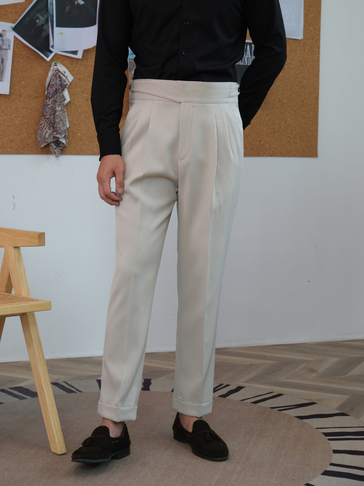 MV Old Money High Waist Gurkha Trousers