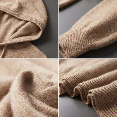 MV Loose Cashmere Woolen Hoodie