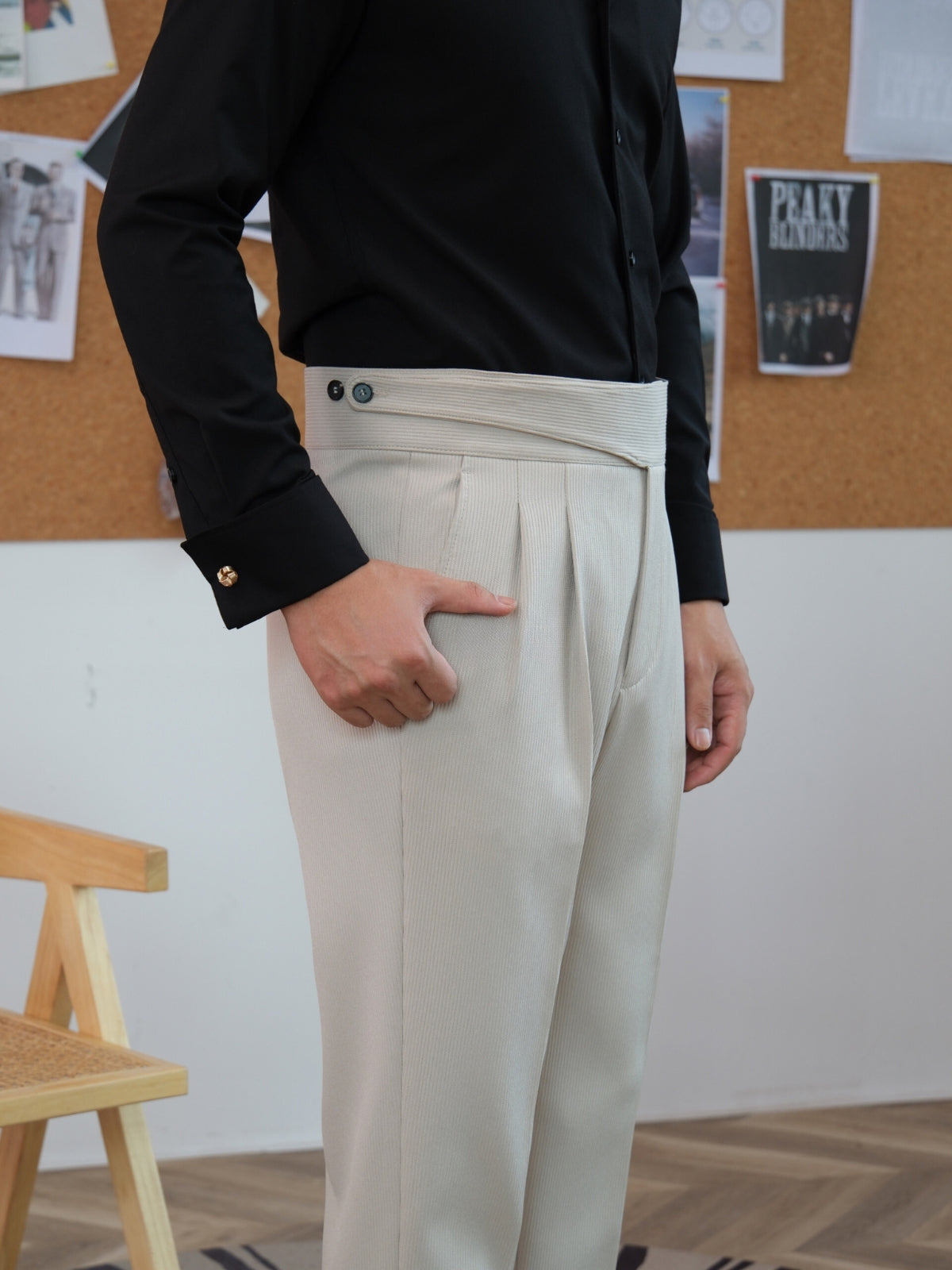 MV Old Money High Waist Gurkha Trousers