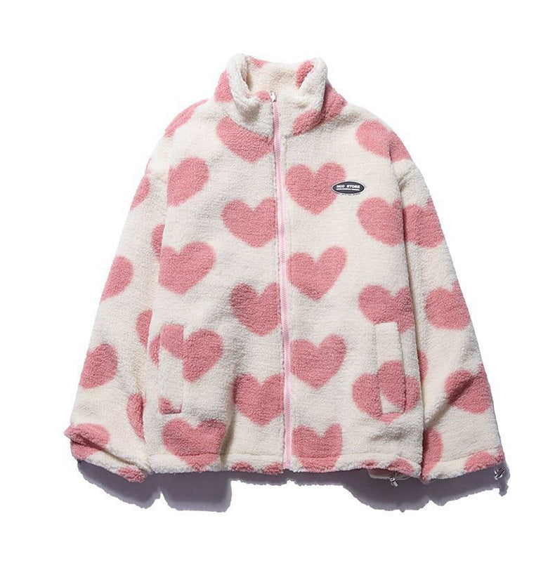 Maisie | Double-Sided Heart Coat - Unique Collection