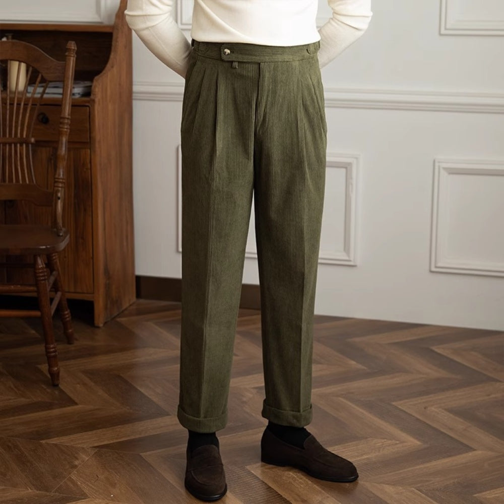 MV Corduroy Drape Casual Trousers