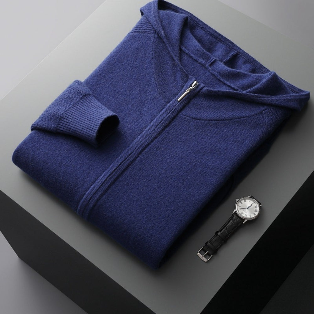 MV Quiet Luxury Hooded Zipper Cashmere (Hoodie + Pants)