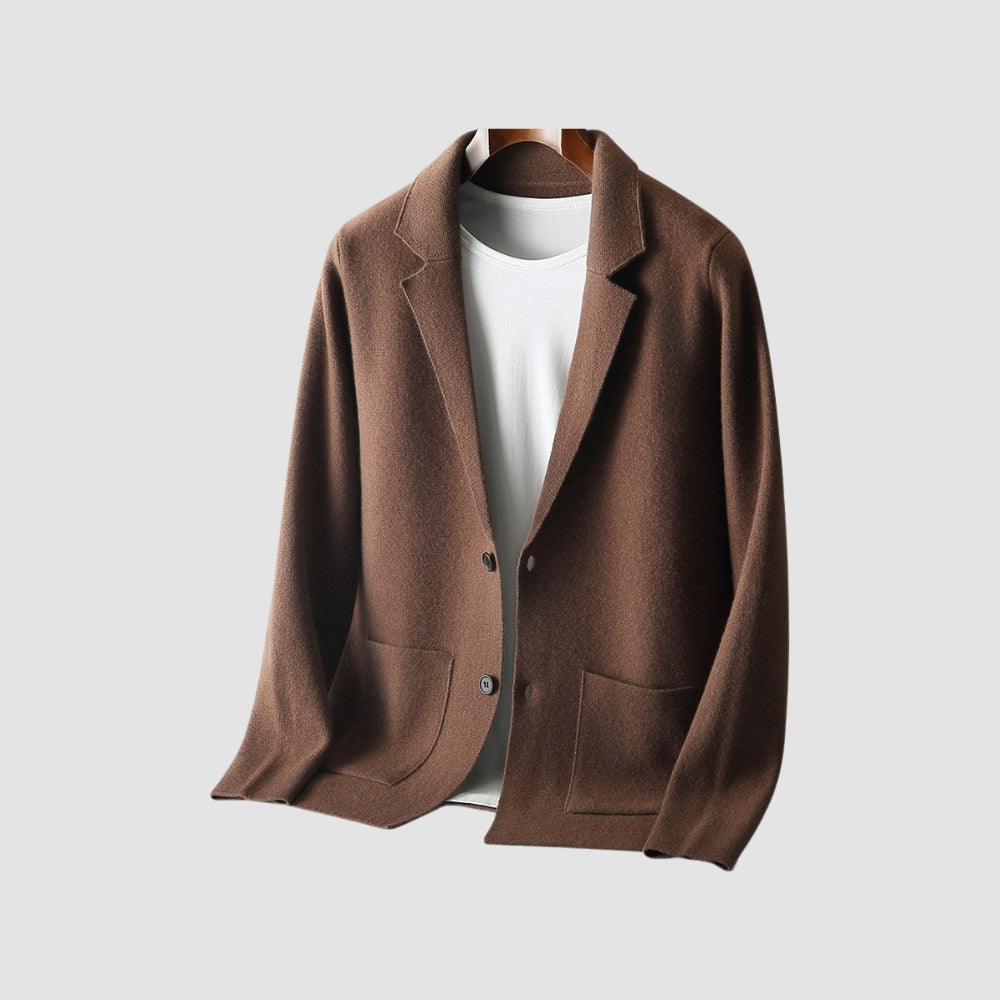 MV V-Neck Pure Cashmere Wool Cardigan