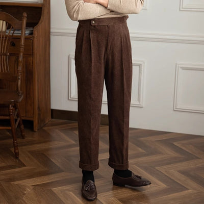 MV Corduroy Drape Casual Trousers