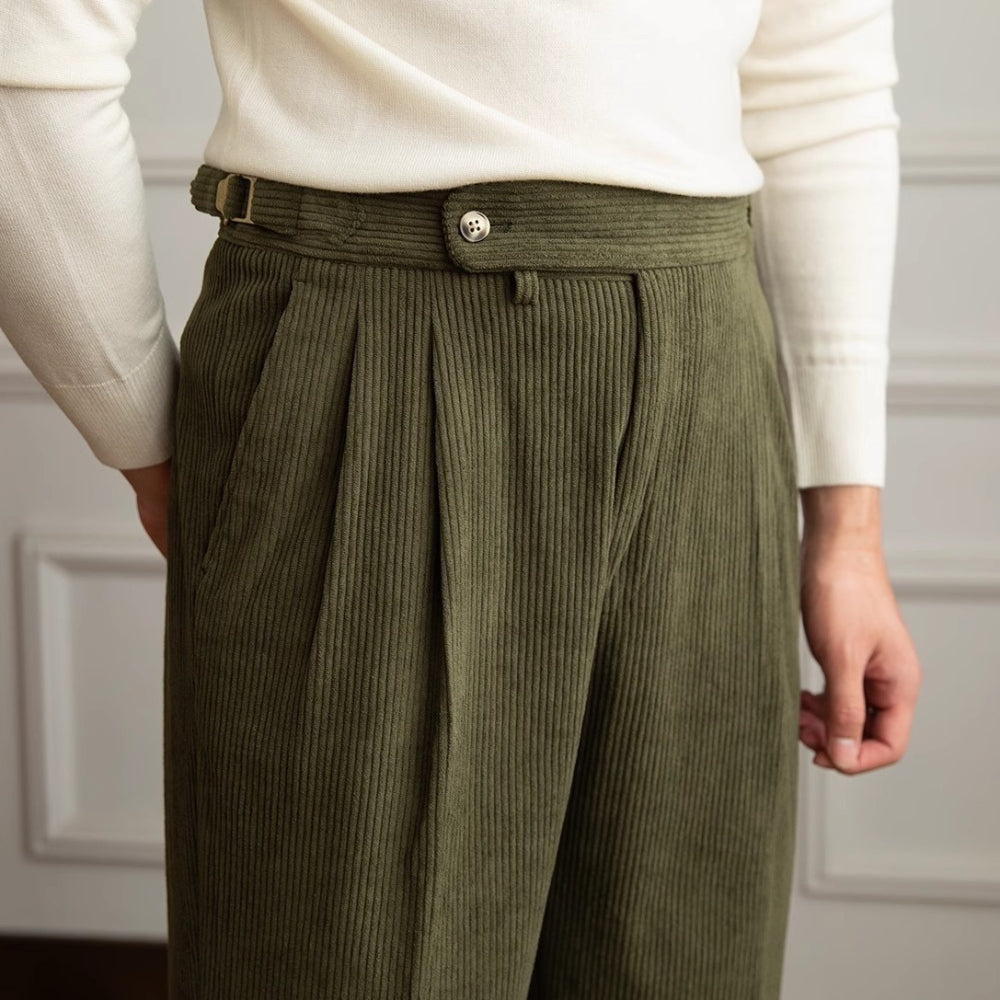 MV Corduroy Drape Casual Trousers