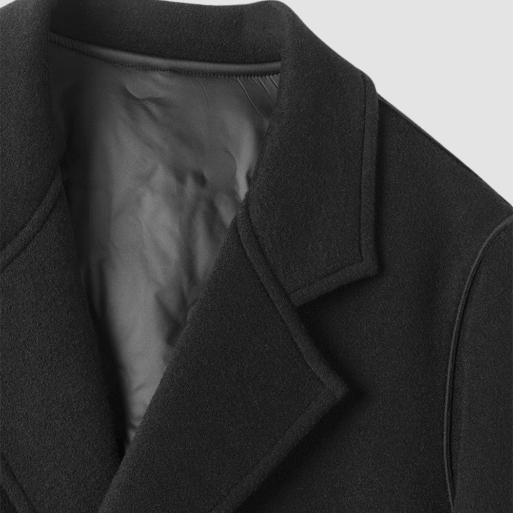 MV Double-Faced Cashmere Double-Breasted Coat