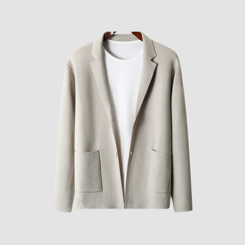 MV V-Neck Pure Cashmere Wool Cardigan