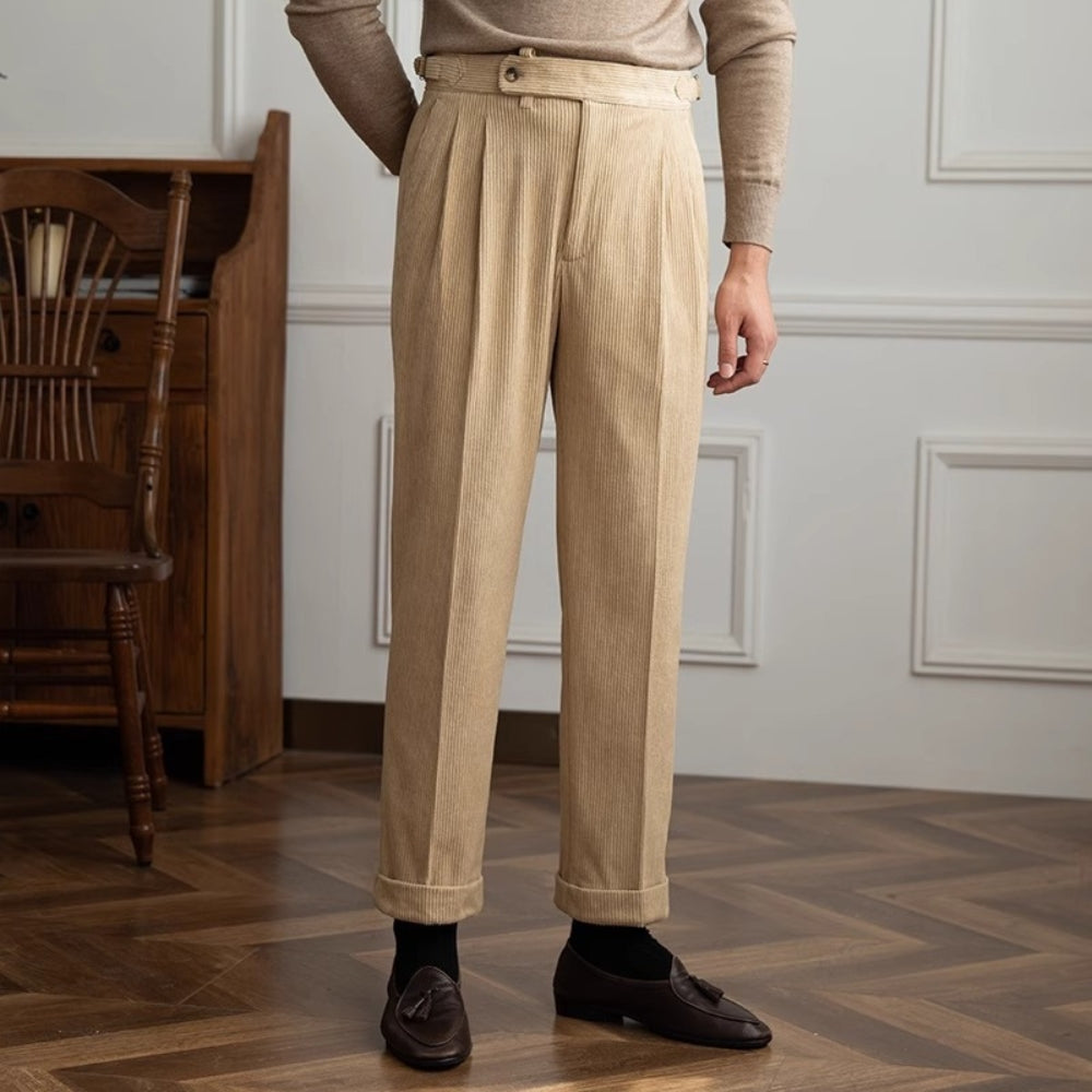 MV Corduroy Drape Casual Trousers