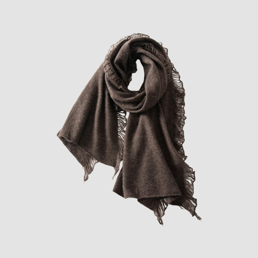 MV Thin Single-Strand Warm Cashmere Scarf