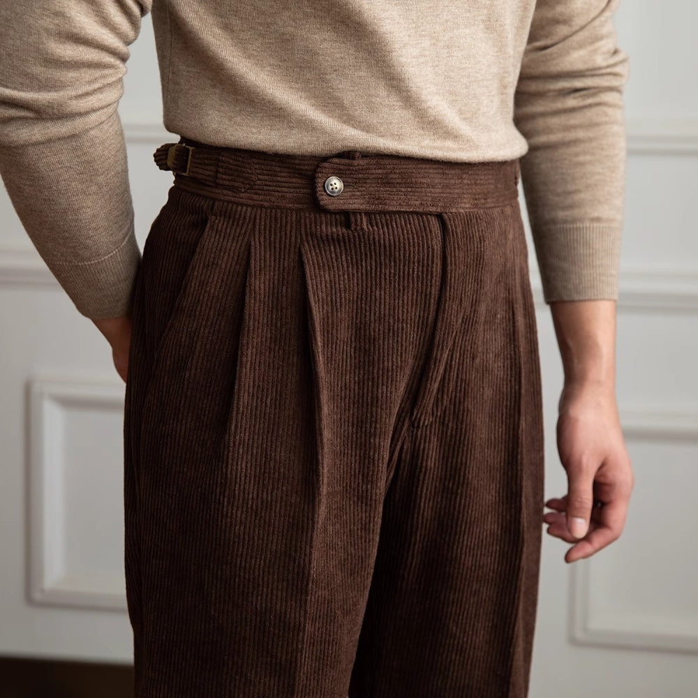 MV Corduroy Drape Casual Trousers