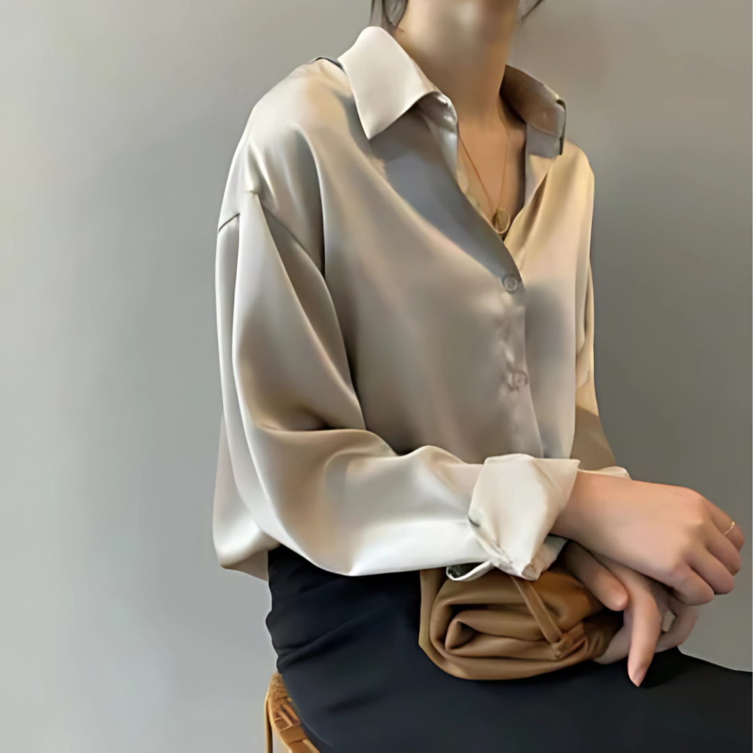 Celina – Classic Button-Up Blouse