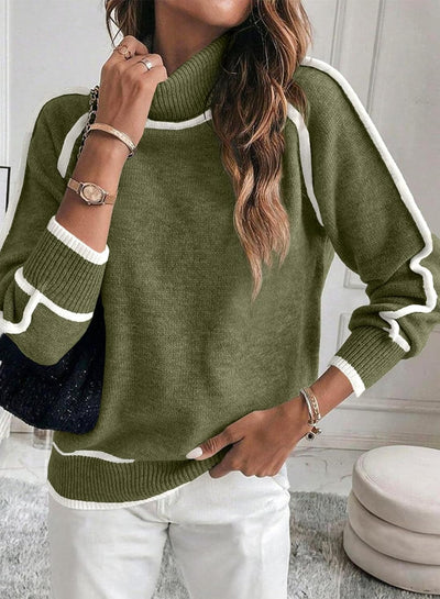 Avalon - Olive Cotton Jumper