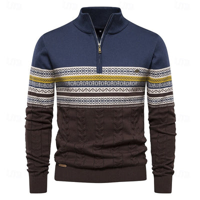 Carlo™ | Knit Sweater with Half Zip